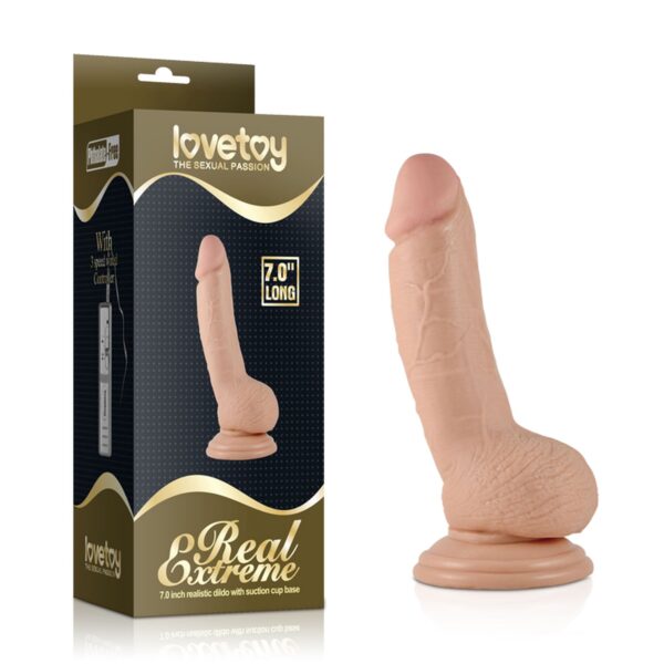 Gruby gumowy penis dildo zabawka sex przyssawka-1