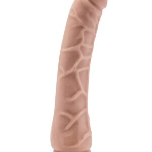 Smukłe zgrabne dildo z żyłami naturalny penis 20cm-1