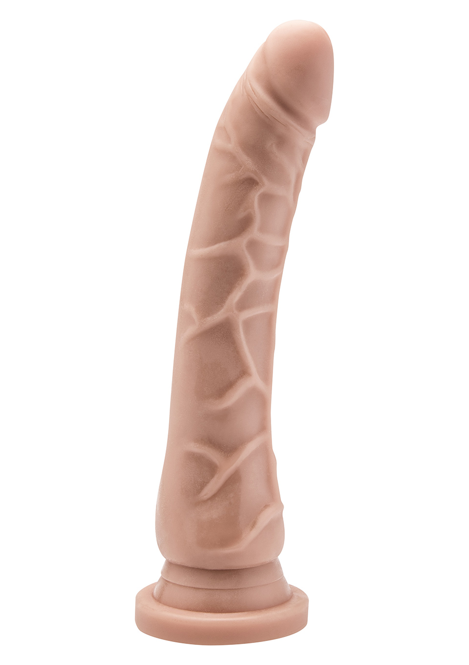 Smukłe zgrabne dildo z żyłami naturalny penis 20cm-2