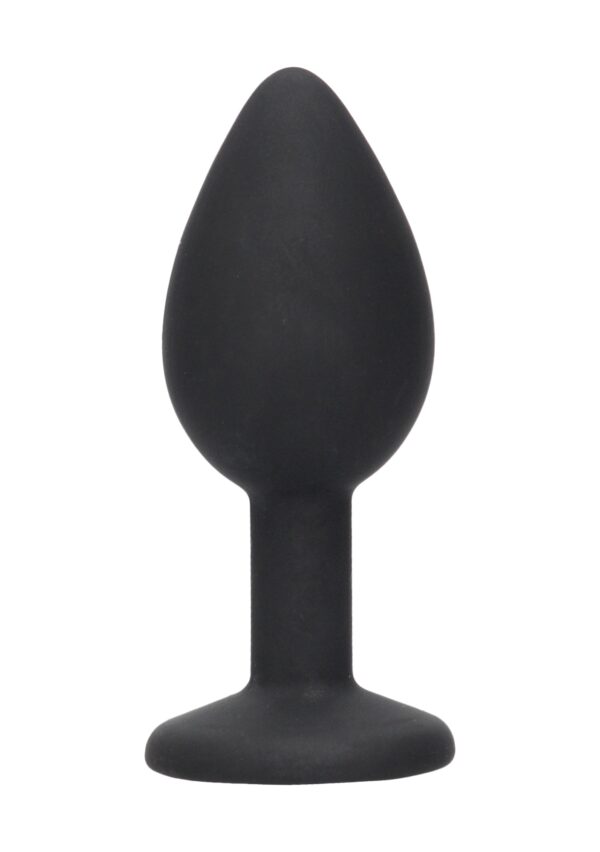 Korek analny z kryształkiem plug silikonowy sex-3