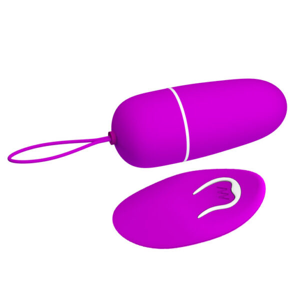 Klasyczne jajko wibrujące masażer waginalny pilot-3