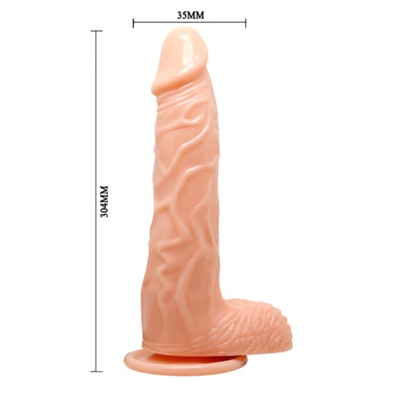 Wyżyłowane duże dildo penis z przyssawką 30,5 cm-7